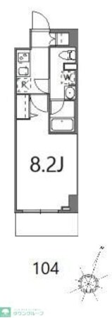 ティーステージジェイアール浜川崎の物件間取画像